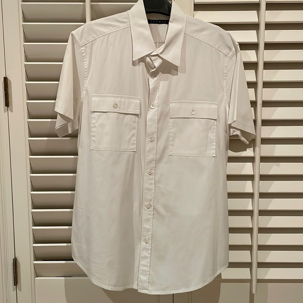 Theory button down